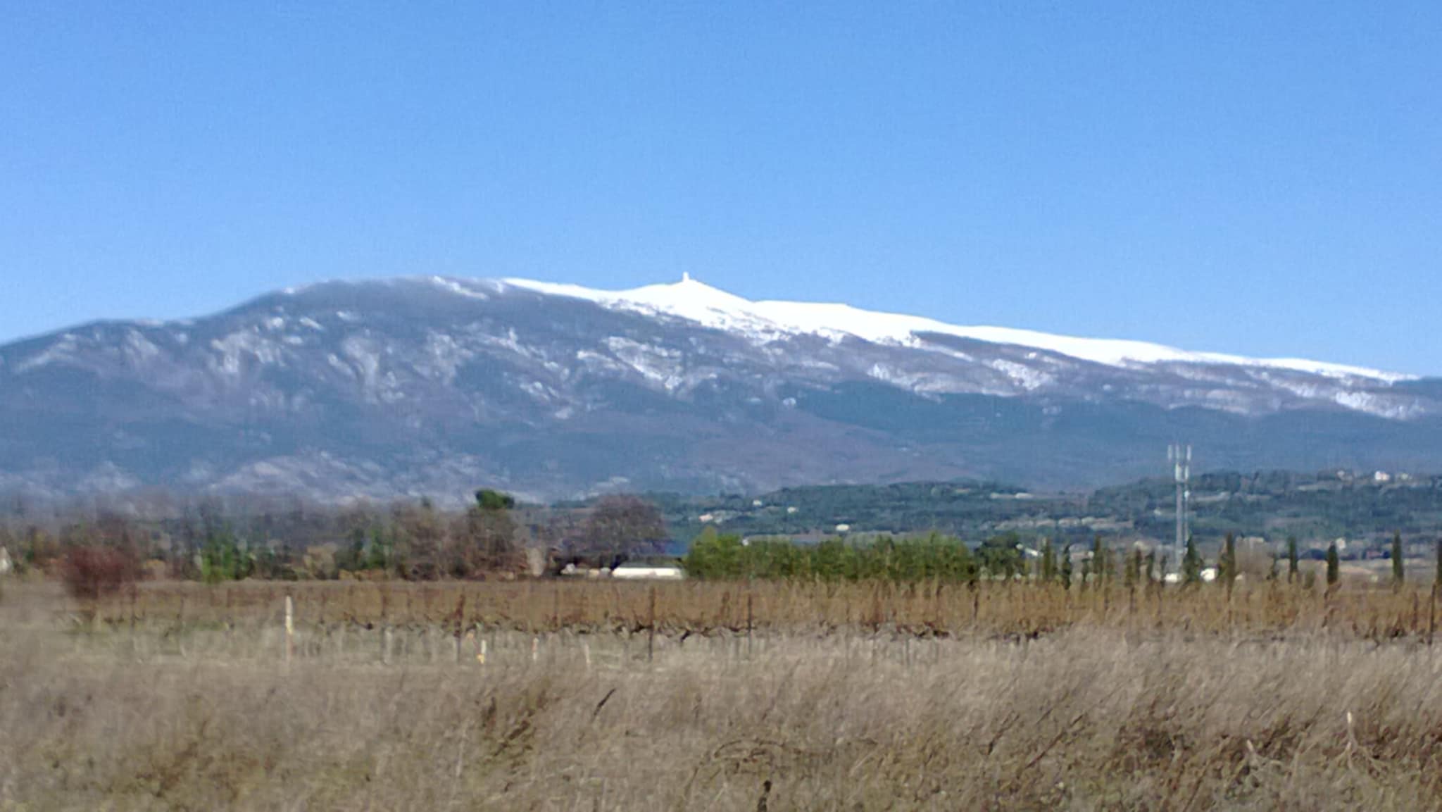 Mont ventoux from mirabel
